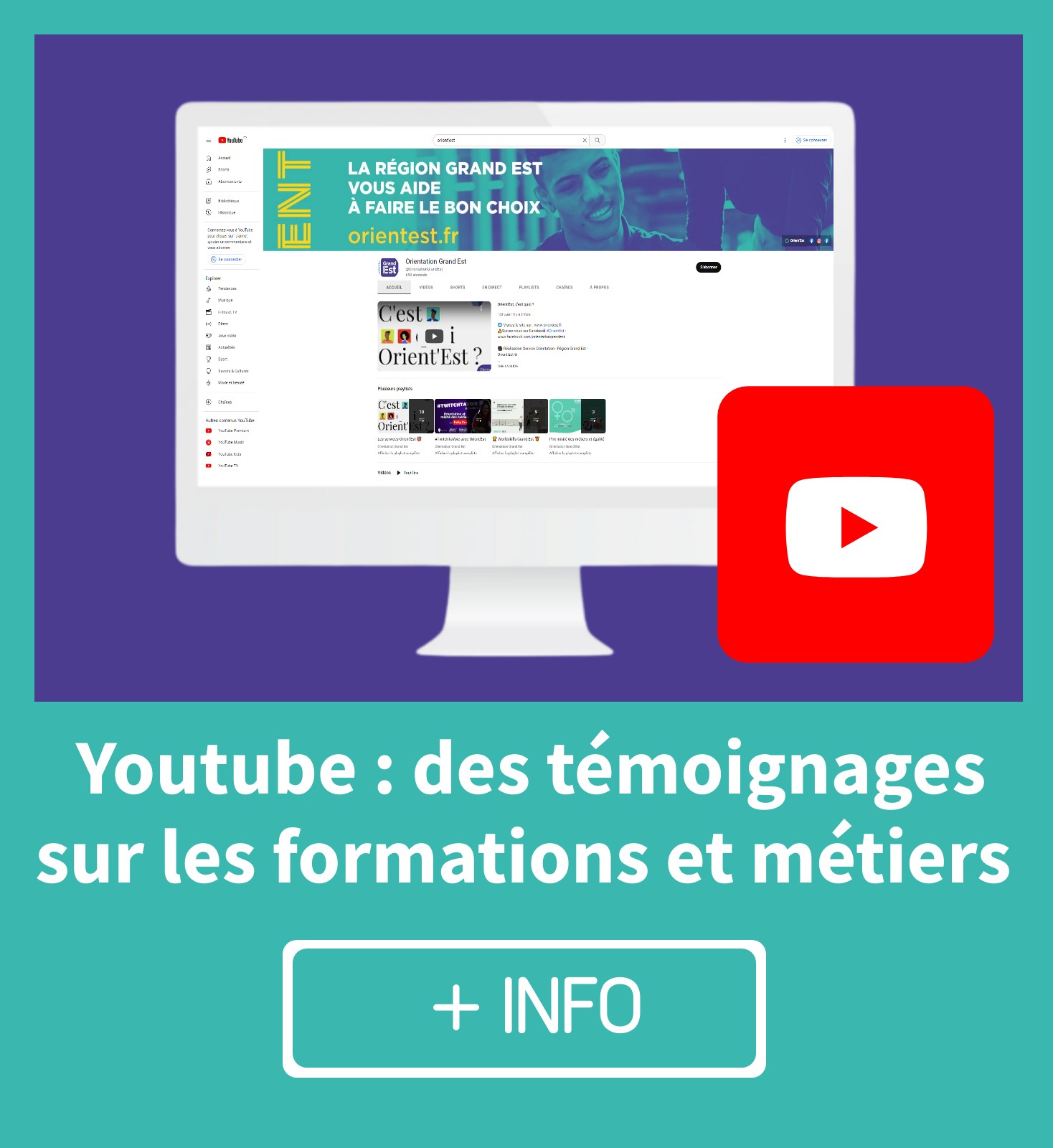 Encart Actualite guide youtube