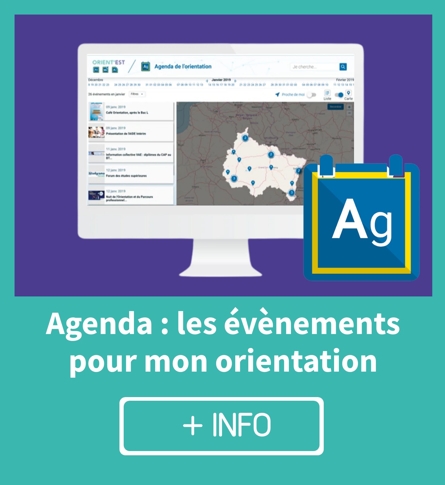 Encart actualite agenda