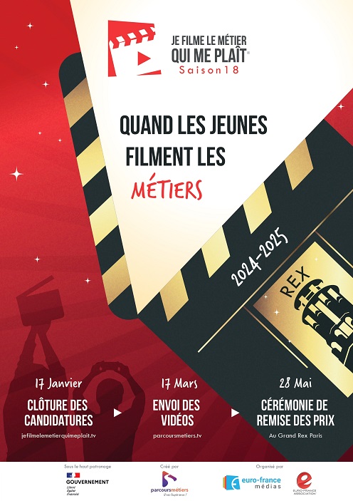 je filme le metier qui me plait 2024